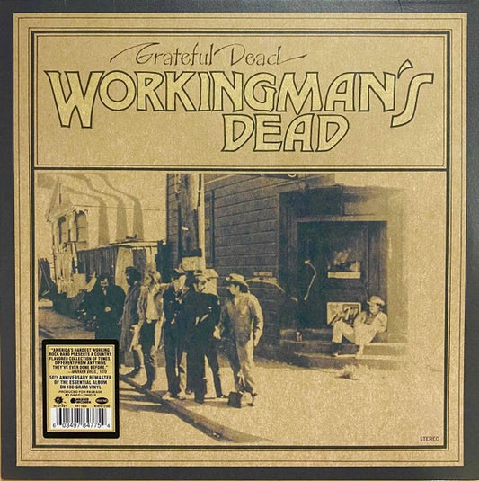 Image of Front Cover of LP - NEW/NEW - THE GRATEFUL DEAD, Workingman's Dead (Warner Records ; RR1 1869, USA & Europe 2020 Reissue), , On June 14, 1970, the Grateful Dead released Workingman s Dead, an album that was unlike anything they had ever done, one that showed the world a new side of the Dead. It was clearly the same band as before, but now with a distinctly different sound and approach to the music, pivoting from psychedelic improvisation to folk-rock storytelling for the  everyman,  as the album s 
