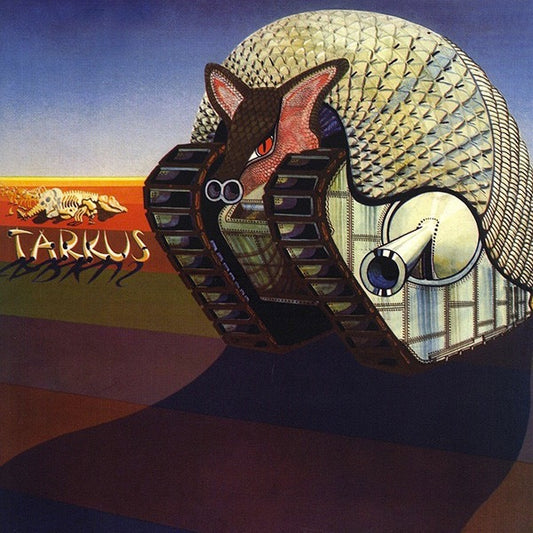 Image of Front Cover of LP - NEW/NEW - ELP (EMERSON, LAKE & PALMER), Tarkus (BMG ; BMGCATLP2, UK, Europe & US 2016 Reissue, Inner), , Tarkus is the second studio album by the English progressive rock band Emerson, Lake & Palmer, released on Island Records in June 1971. Following their European tour in 1970, the band returned to London's Advision Studios in January 1971 to prepare material for a follow-up. - 1316289C