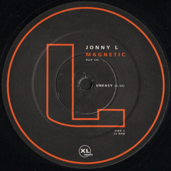 Image of Front Cover of 4624255E: 6x12" - JONNY L, Magnetic (XL Recordings ; XLLP 125, UK 1998, No box/picture sleeve) Light Marks only. Some discs VG+  /VG