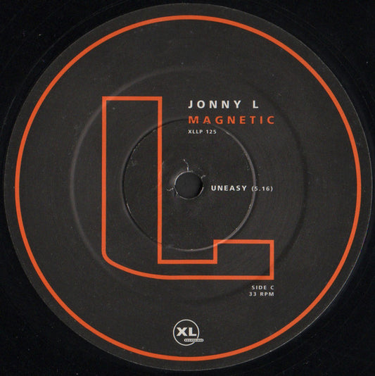 Image of Front Cover of 4624255E: 6x12" - JONNY L, Magnetic (XL Recordings ; XLLP 125, UK 1998, No box/picture sleeve) Light Marks only. Some discs VG+  /VG