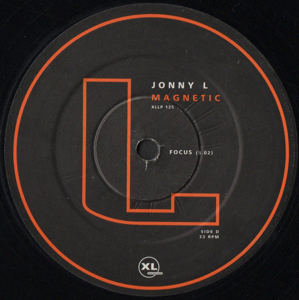 Image of Back Cover of 4624255E: 6x12" - JONNY L, Magnetic (XL Recordings ; XLLP 125, UK 1998, No box/picture sleeve) Light Marks only. Some discs VG+  /VG