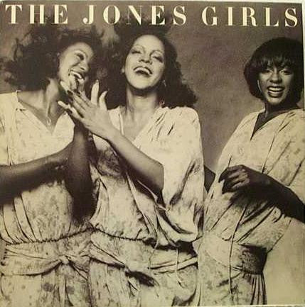 Image of Front Cover of LP - G+/G - THE JONES GIRLS, The Jones Girls (Philadelphia International Records ; JZ 35757, US 1979), Lots of marks on record, some deeper than others. Lightly fogged too. Sleeve has wear, splits and damage at spine, edges / corners. Ring wear and scuffs too; writing on reverse,  - 2216470C