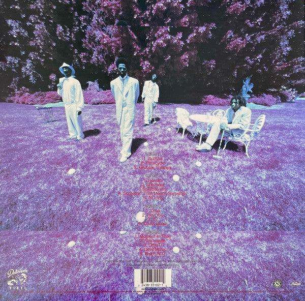 Image of Back Cover of 4944261S: 2xLP - THE PHARCYDE, LabCabinCalifornia (Delicious Vinyl ; C1 7243 8 35102 1 4, US 1995, Gatefold, Insert, Stereo) Mottling/marks/scuffs/slight warp.  VG/G