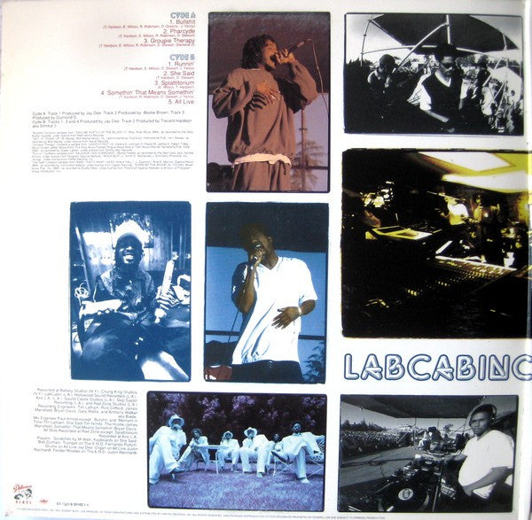 Image of Label Cover of 4944261S: 2xLP - THE PHARCYDE, LabCabinCalifornia (Delicious Vinyl ; C1 7243 8 35102 1 4, US 1995, Gatefold, Insert, Stereo) Mottling/marks/scuffs/slight warp.  VG/G