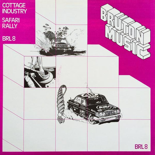 Image of Front Cover of 1024227E: LP - DAVID SNELL, Cottage Industry / Safari Rally (Bruton Music ; BRL 8, UK 1981)   VG+/VG+