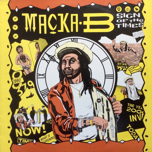 Image of Front Cover of 1515310C: LP - MACKA B, Sign Of The Times (Ariwa ; ARILP028, UK 1986, Picture sleeve)   G+/G+
