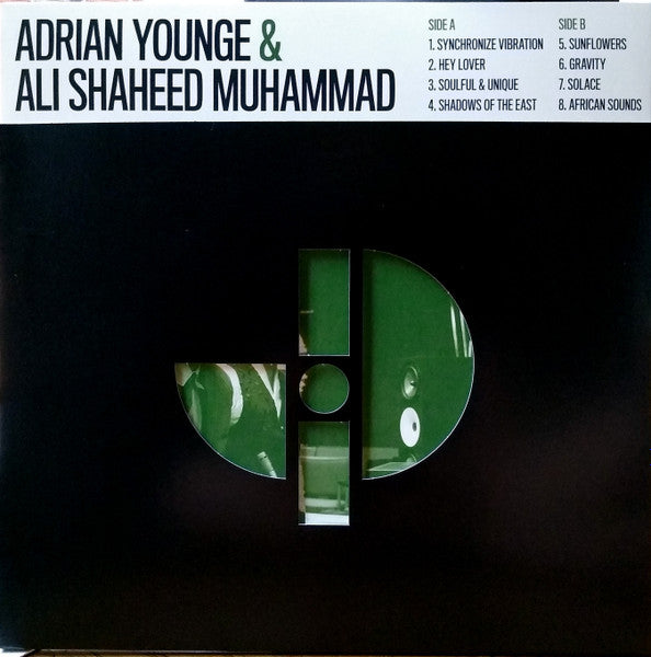 Image of Back Cover of 5144190S: LP - ROY AYERS / ADRIAN YOUNGE & ALI SHAHEED MUHAMMAD, Jazz Is Dead 2 (Jazz Is Dead ; JID002, US 2020, Die Cut Sleeve, Inner) Light marks only.  VG+/VG