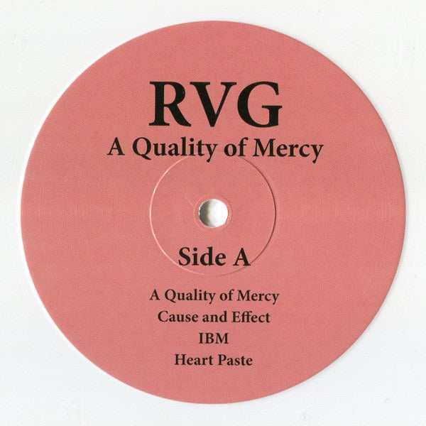 Image of Back Cover of LP - VG+/VG+ - RVG, A Quality Of Mercy (Fat Possum Records; FP16731, UK & Europe 2018 Reissue, SIGNED Sleeve, Insert, White Vinyl), Sleeve signed on front in silver pen.,  - 2716026C