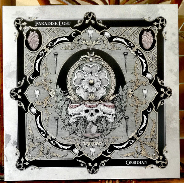 Image of Front Cover of 0526338E: LP - PARADISE LOST, Obsidian (Nuclear Blast ; 27361 53171, Europe 2020, Gatefold, Insert, Green Translucent With Black Splatter)   VG+/VG+