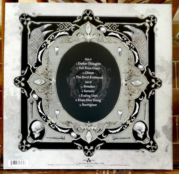 Image of Back Cover of 0526338E: LP - PARADISE LOST, Obsidian (Nuclear Blast ; 27361 53171, Europe 2020, Gatefold, Insert, Green Translucent With Black Splatter)   VG+/VG+
