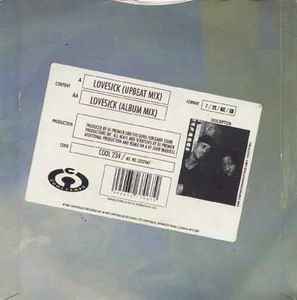 Image of Back Cover of 7" - VG/VG - GANG STARR, Lovesick (Upbeat Mix / Album Mix) (Cooltempo ; COOL 234, UK 1991, Picture Sleeve), Small stains on sleeve,  - 3416169C
