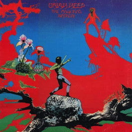 Image of Front Cover of LP - VG/VG - URIAH HEEP, The Magicians Birthday (Bronze; ILPS9213, UK 1972, Gatefold, Inner), Sticker Damage To Sleeve Which Has Been Coloured In With Black Pen, Inner Split, Writing Inside Gatefold,  - 4326420E