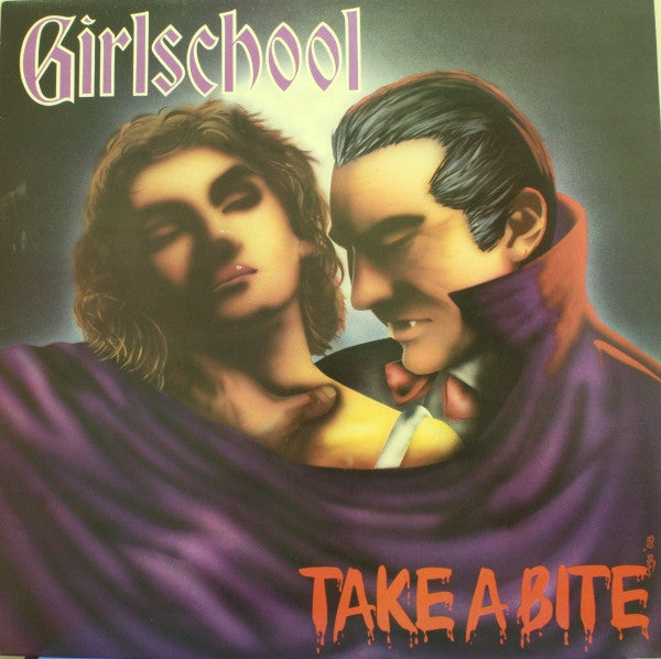 Image of Front Cover of LP - VG+/VG+ - GIRLSCHOOL, Take A Bite (GWR Records ; GWLP 21, UK 1988), Strong VG+,  - 2726253E