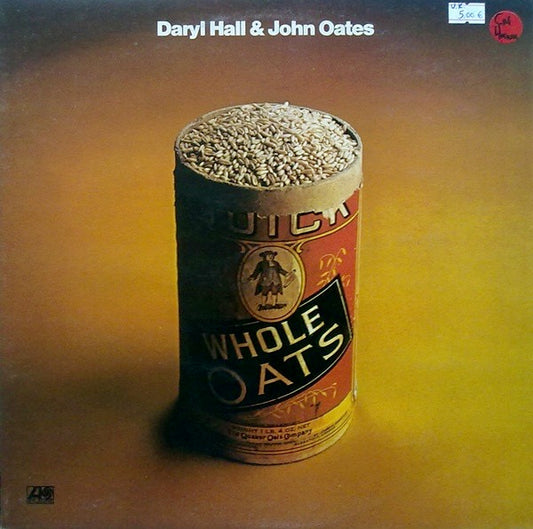 Image of Front Cover of 2844123S: LP - DARYL HALL AND JOHN OATES, Whole Oats (Atlantic ; K 50306, UK 1976 Reissue, Insert) Clean copy, A bit of edge wear and spine pinches  VG/VG+