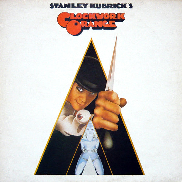 Image of Front Cover of LP - VG/VG - VARIOUS INC WALTER CARLOS, Stanley Kubrick's A Clockwork Orange (WB Green With Shield Logo v Under STEREO Made In UK Under SIDE Indicators; K46127, UK 1971 Reissue), Name in faint pen on sleeve front,  - 3626514E