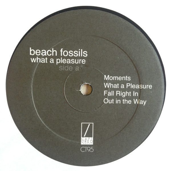 Image of Label Cover of 12" EP - VG/VG+ - BEACH FOSSILS, What A Pleasure (Captured Tracks ; CT-95PMI, UK 2011), Corner Crease,  - 2446231S