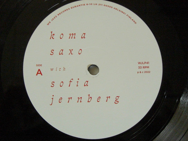 Image of Label of 2932021E: LP - KOMA SAXO WITH SOFIA JERNBERG, Koma West (We Jazz ; WJLP41, Finland 2022)   NEW/NEW