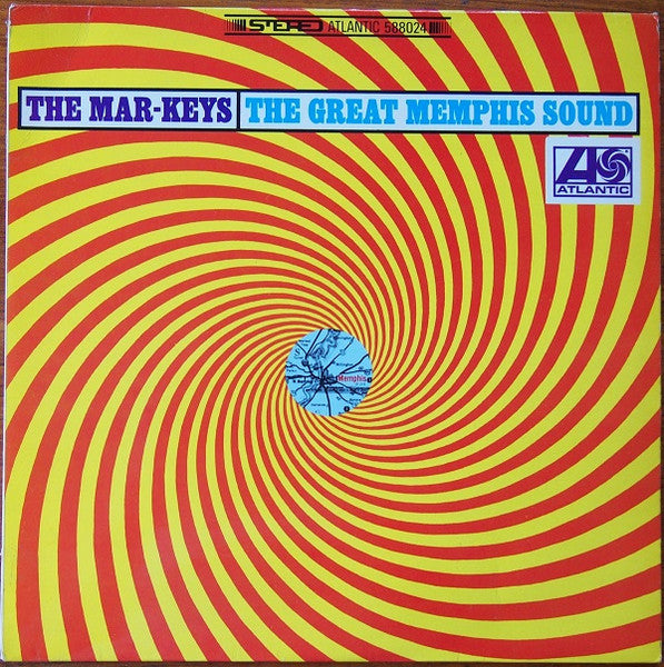 Image of Front Cover of 2614529C: LP - THE MAR-KEYS, The Great Memphis Sound (Atlantic ; 588024, UK 1966, Laminated Front Sleeve, Plum & Orange) Sleeve seams are taped. Disc is very clean - strong VG+  G+/VG+