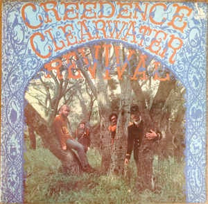 Image of Front Cover of 3744234S: LP - CREEDENCE CLEARWATER REVIVAL, Creedence Clearwater Revival (Liberty; LBS83259, UK 1969, Laminated Front Sleeve) Superb copy, small amount of laminate creasing  VG+/VG+