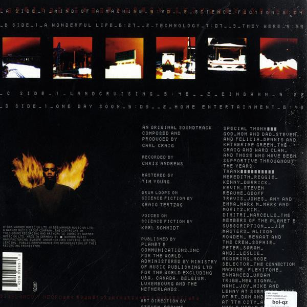 Image of Back Cover of 2xLP - VG/VG+ - CARL CRAIG, Landcruising (Blanco y Negro; 4509-99865-1, Europe 1995), Edge and ring wear. Really nice discs with just a few light marks.,  - 3946312S