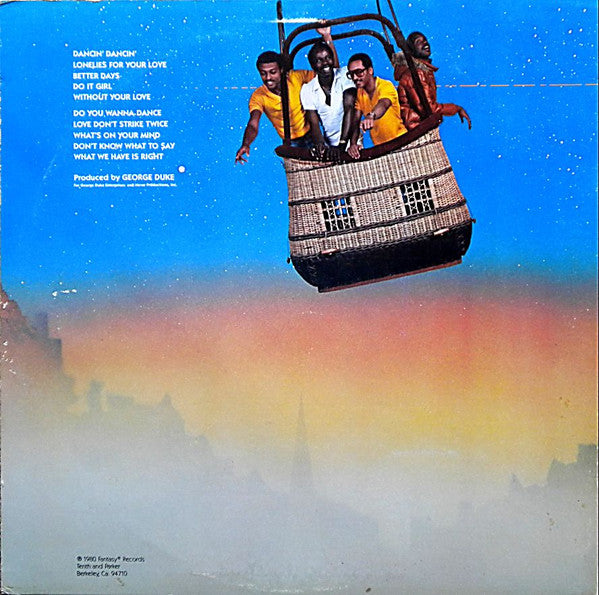 Image of Back Cover of LP - VG/VG - THE BLACKBYRDS, Better Days (Fantasy; F-9602, US 1980, Inner), ,  - 4426082E