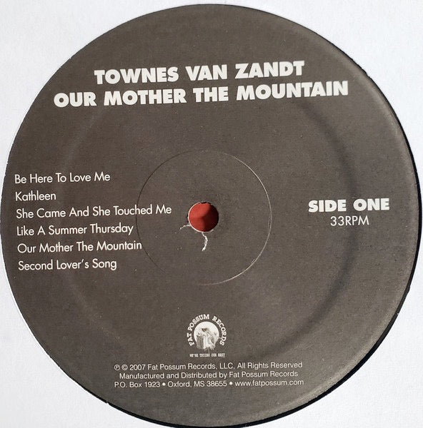 Image of Label Cover of LP - VG+/VG+ - TOWNES VAN ZANDT, Our Mother The Mountain (Fat Possum Records ; FP1090-1, US 2015 Reissue), ,  - 4126328E