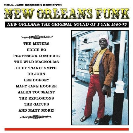 Image of Front Cover of 3xLP - VG/VG - VARIOUS, New Orleans Funk (New Orleans: The Original Sound Of Funk 1960-75) (Soul Jazz Records ; SJR LP47, UK 2011 Reissue, Picture Sleeve, 3 Inners), Discs are strong VG, sleeve has some light creasing and shelf wear,  - 3526237E