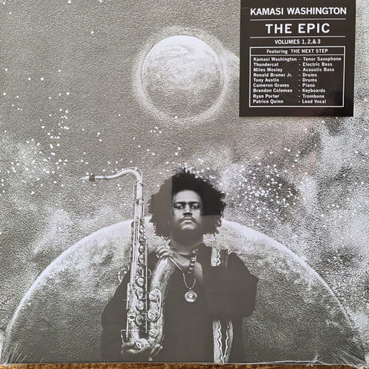 Image of Front Cover of 3xLP - VG+/VG+ - KAMASI WASHINGTON, The Epic (Brainfeeder ; BF050, Europe 2020 Reissue, Box Set, 3 Inners), ,  - 3126226E