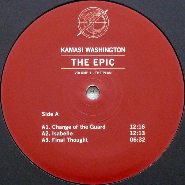 Image of Label Cover of 3xLP - VG+/VG+ - KAMASI WASHINGTON, The Epic (Brainfeeder ; BF050, Europe 2020 Reissue, Box Set, 3 Inners), ,  - 3126226E