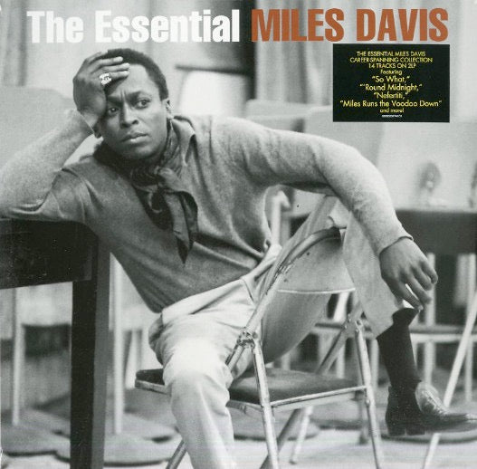 Image of Front Cover of 2xLP - VG/EX - MILES DAVIS, The Essential Miles Davis (Legacy ; 88985357741, Europe 2016, Insert), Discs look untouched, sleeve has some creasing and corner wear, still in opened shrink,  - 3026046E