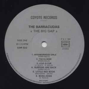 Image of Label Cover of LP - VG+/EX - THE BARRACUDAS, The Big Gap (1978-1981) (Coyote Records; COR 022, France 1984), ,  - 3626109E