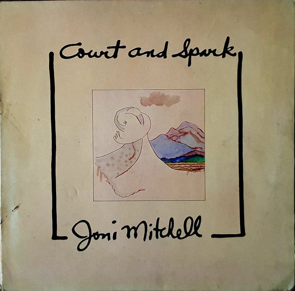Image of Front Cover of LP - VG/VG - JONI MITCHELL, Court And Spark (Asylum Records Door Label; SYLA 8756, UK 1974, Smooth Gatefold), ,  - 2226027E