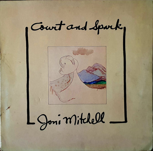 Image of Front Cover of LP - VG/VG - JONI MITCHELL, Court And Spark (Asylum Records Door Label; SYLA 8756, UK 1974, Smooth Gatefold), ,  - 2226027E