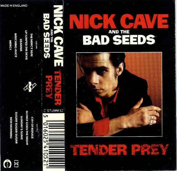 Image of Front Cover of Cassette - VG+/VG+ - NICK CAVE AND THE BAD SEEDS, Tender Prey (Mute ; C STUMM 52, UK 1988, J-Card), ,  - 3116455C