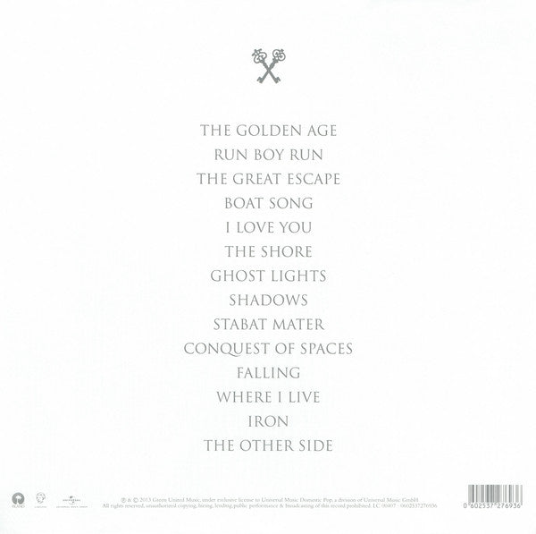 Image of Back Cover of 2624321E: 2xLP - WOODKID, The Golden Age (Green United Music ; 0602537276936, Europe 2013, Gatefold, Insert) Sleeve Slightly Dirty  VG+/EX