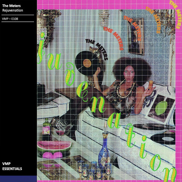 Image of Front Cover of LP - VG+/VG+ - THE METERS, Rejuvenation (Reprise Records ; RCV1 661906, US 2021 Reissue, Insert & Booklet, Yellow Vinyl. 'Vinyl Me, Please' essential E108. With Obi.), ,  - 3526311E