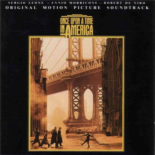 Image of Front Cover of LP - VG/VG+ - ENNIO MORRICONE, Once Upon a Time In America (Mercury; MERH 45, UK 1984), Edge & Ring Wear, sticker damage and remnants, gold promo stamp on upper back cover,  - 2046011S