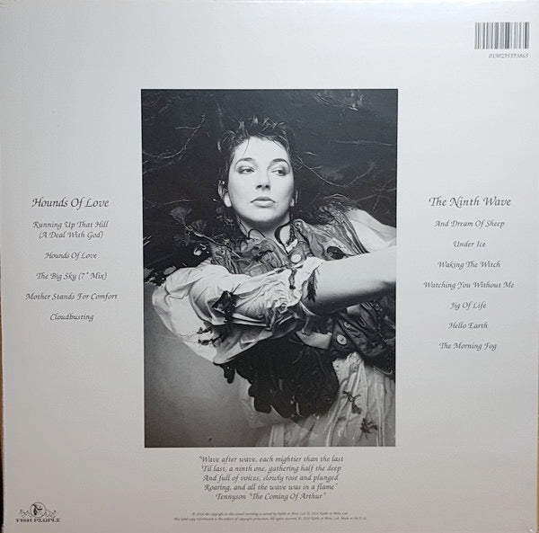 Image of Back Cover of LP - VG+/VG+ - KATE BUSH, Hounds Of Love (Fish People  ; 0190295593865, Europe 2018 Reissue, Inner, 180 Gram Vinyl), ,  - 2826267E