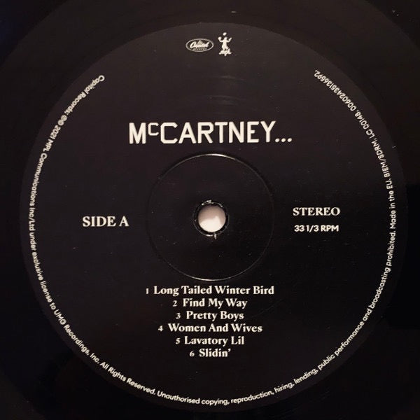 Image of Label Cover of LP - EX/G+ - PAUL MCCARTNEY, McCartney III (Capitol; 00602435136592, Germany 2020, Gatefold With Blue Spine, Inner), Still In Opened Shrinkwrap With Hype Sticker,  - 2516026C
