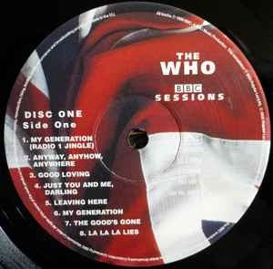 Image of Label Cover of 3614148C: 2xLP - THE WHO, BBC Sessions (Polydor; 5477271, Europe 2000, 2 Inners)   VG+/VG+