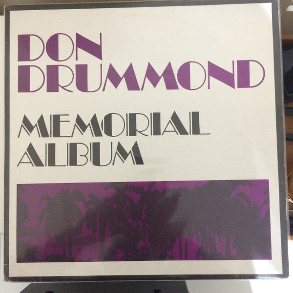 Image of Front Cover of LP - VG/G+ - DON DRUMMOND, Memorial Album (Treasure Isle; , UK 1990s Reissue), Long light marks on B side. Plays VG.,  - 3346130S