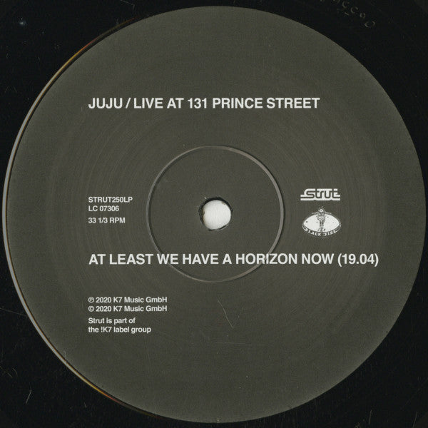 Image of Label Cover of 2xLP - VG+/VG+ - JUJU, Live At 131 Prince Street (Strut; STRUT250LP, Europe 2021 Reissue, 2 Inners & Insert, Remastered), Hype Stickered Sleeve,  - 4016590C