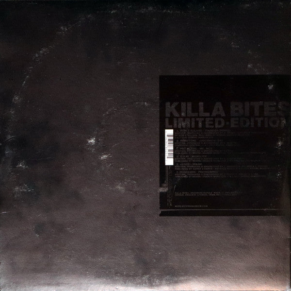 Image of Back Cover of 3x12" - /VG - VARIOUS, Killa Bites (Moving Shadow; ASHADOW25LP2LE, UK 2000, Limited Edition), No sleeve and no Disc 1!, Dom & Roland - Thunder (Remix)Rymetyme - Judgement Day Pro-Active - "Mr Men"D-Kay - "Monolith"nCode - "Spasm"Hijackers - "Polymorphic" - 1626388E