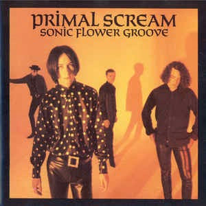 Image of Front Cover of 1524449E: LP - PRIMAL SCREAM, Sonic Flower Groove (Elevation; ELV2, UK 1987, No Inner)   VG+/VG+