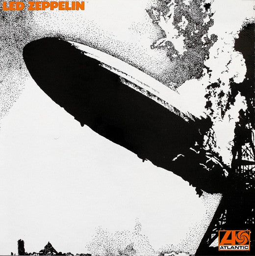 Image of Front Cover of S: LP - LED ZEPPELIN, Led Zeppelin (Atlantic; 588171, UK 1970s Reissue, "Warner Bros. / 7 Arts, Jewel Music" Publishing Credits.)   VG/VG