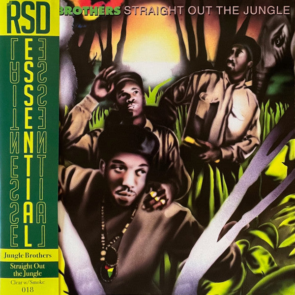 Image of Front Cover of LP - VG+/VG+ - JUNGLE BROTHERS, Straight Out The Jungle (Phase One Network; PONE9010, US 2022 Reissue, With Obi, Clear w/ Smoke Vinyl), ,  - 2526342E