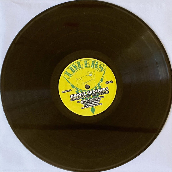 Image of Label Cover of LP - VG+/VG+ - JUNGLE BROTHERS, Straight Out The Jungle (Phase One Network; PONE9010, US 2022 Reissue, With Obi, Clear w/ Smoke Vinyl), ,  - 2526342E
