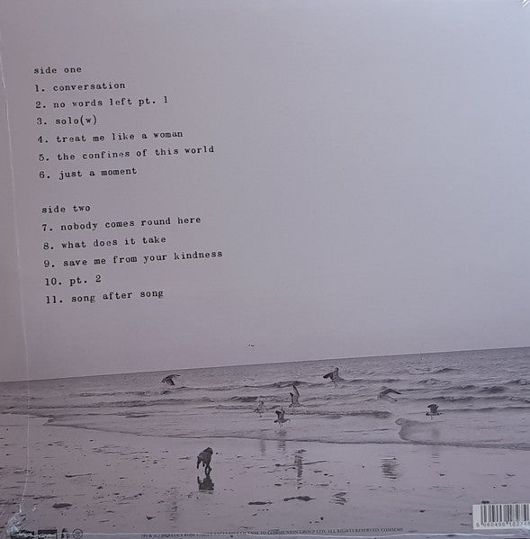 Image of Back Cover of LP - EX/EX - LUCY ROSE, No Words Left (Communion Records; COMM305, Europe 2019, White Vinyl), Opened Instore, Still In Shrinkwrap,  - 2726142E