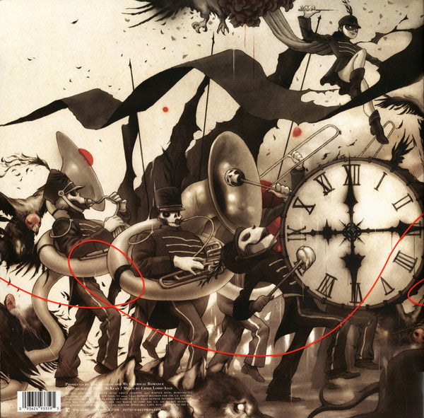 Image of Back Cover of 2xLP - NEW/NEW - MY CHEMICAL ROMANCE, The Black Parade (Reprise Records; 545468, Europe 2015 Reissue, Gatefold, Insert, Etched), ,  - 3455237S