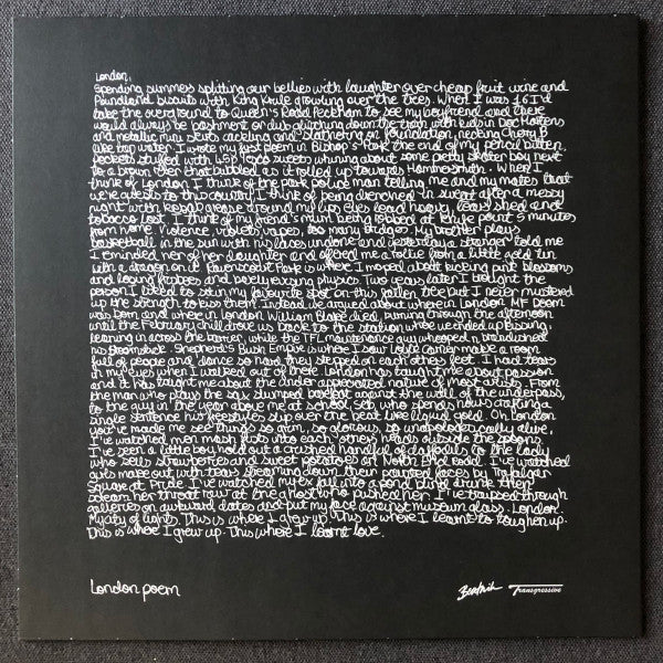 Image of Back Cover of LP - VG/VG+ - ARLO PARKS, Super Sad Generation (Beatnik Creative; BEATNC00222, UK 2020 Reissue, Inner, White Vinyl), Bumped corner on sleeve,  - 1416262C
